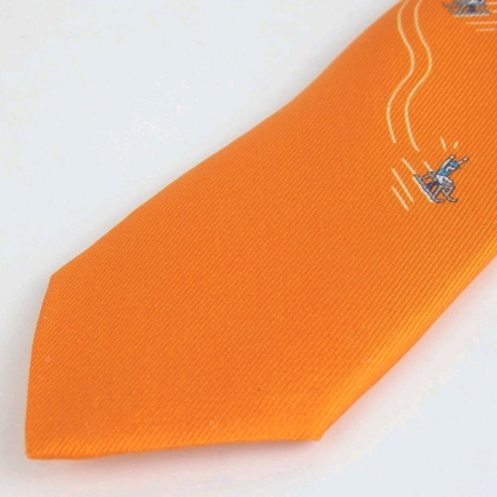 Hermès silk tie - Picture 6 of 8